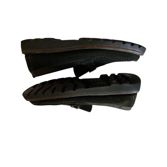 Salvatore Ferragamo suede dark brown Grancini silver horse bit buckle men\'s 11 main image 6